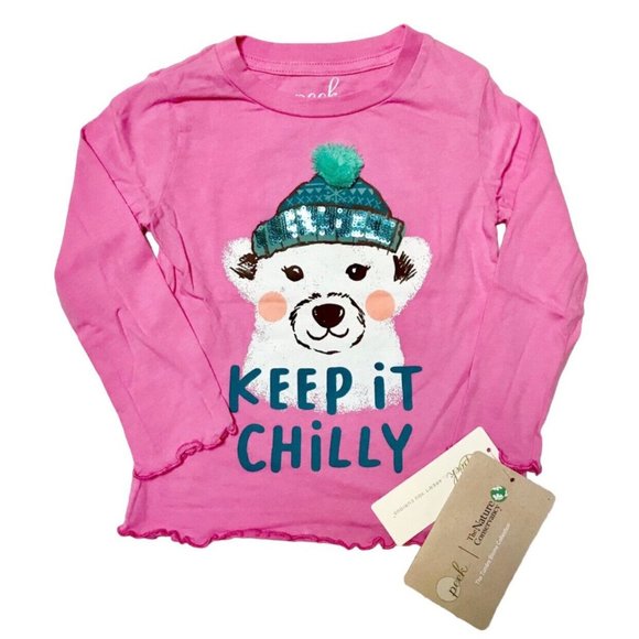 NWT Peek Keep It Chilly Tee Size 3T - Picture 1 of 6
